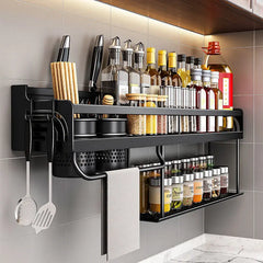 Wall-mounted Spice Storage Rack