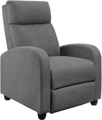 Adjustable Home Theater Single Fabric Recliner Sofa