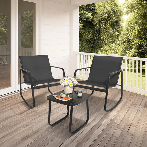 Outdoor Rocking Bistro Set