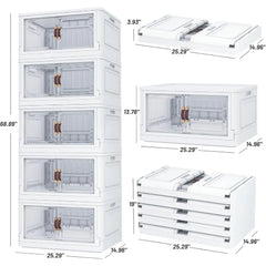 Foldable Closet organizer and storage bin