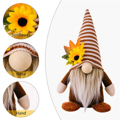 Fall Gnome Sunflower Maple Doll Harvest