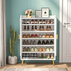 7-Tier Shoe Storage Cabinet with Adjustable Shelves