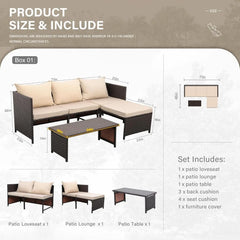 Outdoor Furniture Set Coffee Table