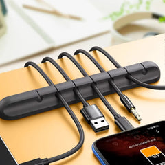 USB Cable Holder Clips Cable Cord Wire Organizer