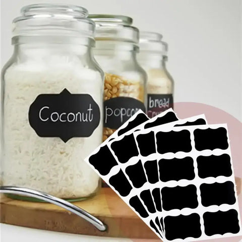 Reusable Blackboard Spice Sticker