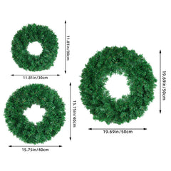 Artificial Green Wreath PVC Wall Wreaths