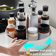 Rotating Tray Kitchen Storage Containers