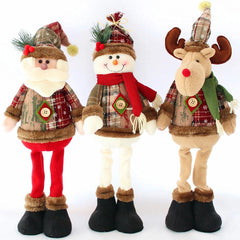 Santa Snowman-Reindeer Christmas Decoration