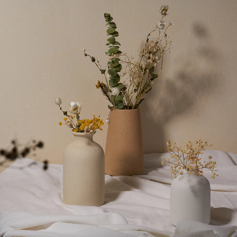 Simple Ceramic Vase Dining Table Decorations