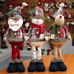 Santa Snowman-Reindeer Christmas Decoration