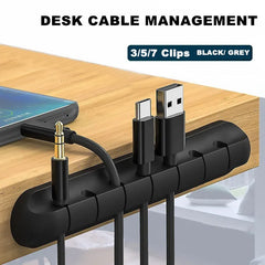 USB Cable Holder Clips Cable Cord Wire Organizer