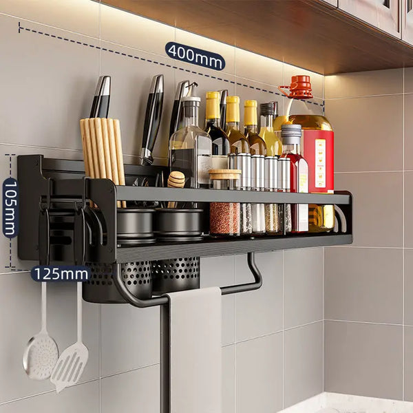 Wall-mounted Spice Storage Rack